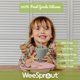 thumbnail image 4 of WeeSprout Vasos de silicona para bebés con pajitas y tapas, opciones de 4 y 8 oz, juego de 2, recipiente de entrenamiento para niños pequeños de grado alimenticio, tapones de pajita integrados, marcas, 4 of 5