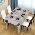 thumbnail image 4 of Yayeee Tablecloths 60" x 108" Rectangle Wrinkle Resistant Party Table Cover, Gray Cartoon Pattern, 4 of 8