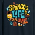 thumbnail image 3 of The Spongebob Movie: Search For Squarepants - Sponges Life For Me - Men's Long Sleeve Graphic T-Shirt, 3 of 6