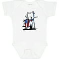 thumbnail image 3 of Inktastic US Flag Westie Boys or Girls Baby Bodysuit, 3 of 5