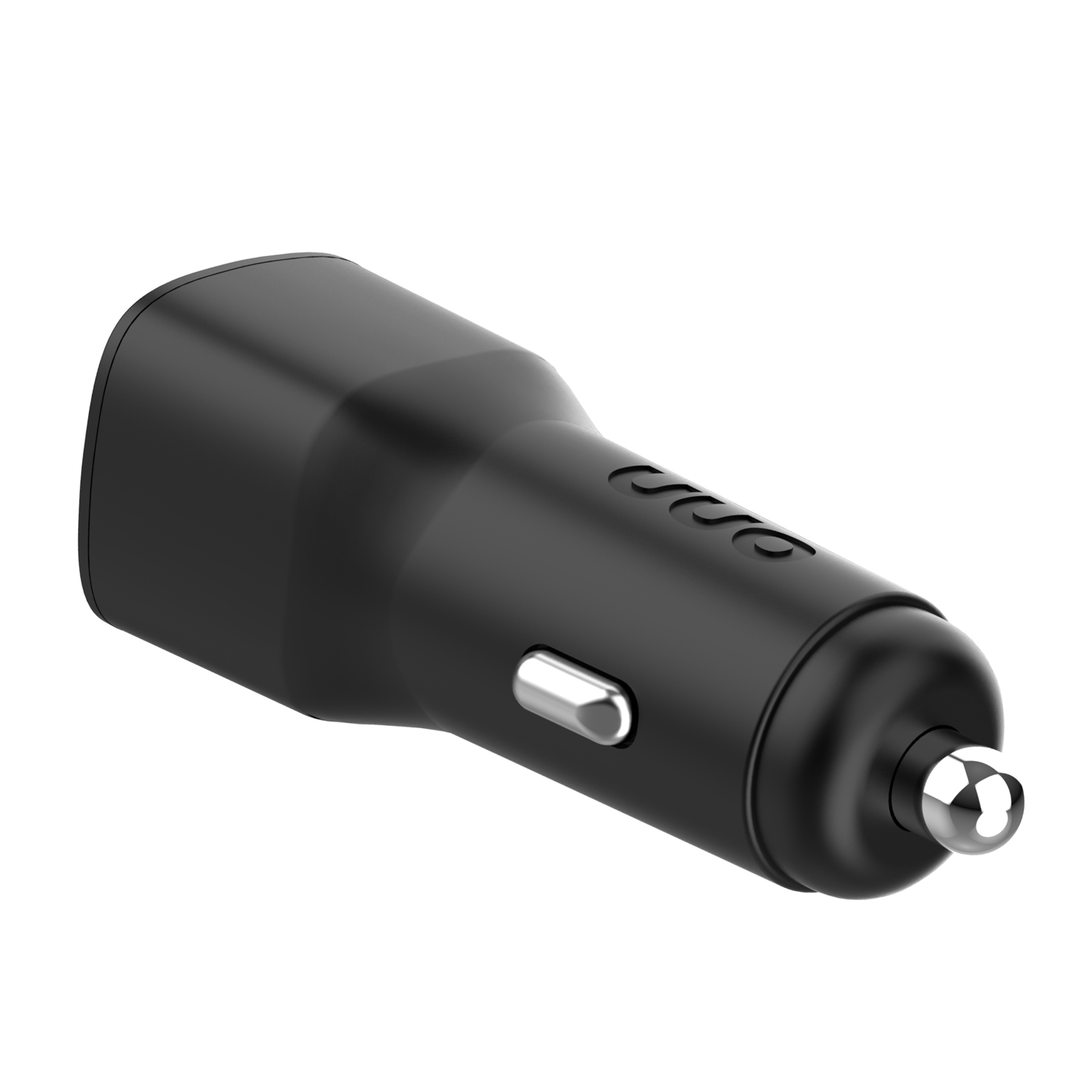 onn 32W Dual Port Fast Car Charger, USB-C and USB-A