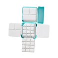 thumbnail image 3 of Paleta acuarela vacía, set acuarela bolsillo con 24 cuadrículas, compacta, viaje, con tapa, bandeja para mezclar pintura para adultos, 3 of 8