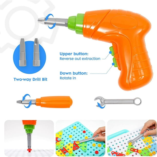 Banco Bosch Taladro De Juguete Educativo Incluye Brocas Para - Main Image