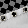 thumbnail image 4 of Manfei Boys Girls Geometric Plaid Blackout Curtains Set of 2 (52x84 Each),Vintage Aesthetic Window Curtains,Minimalist Grid Curtains and Drapes,Ultra Soft Home Decor, 4 of 6