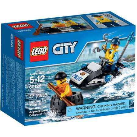 Pre-Owned LEGO CITY Tire Escape 60126, 47 Pieces