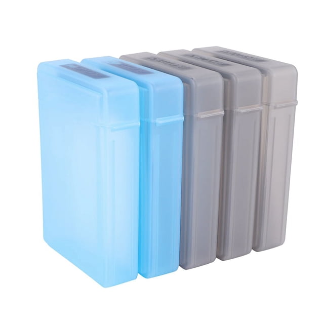 5 PCS 3.5 "Portable IDE HDD External Case Hard Drive Case Hard Case Plastic Protection case