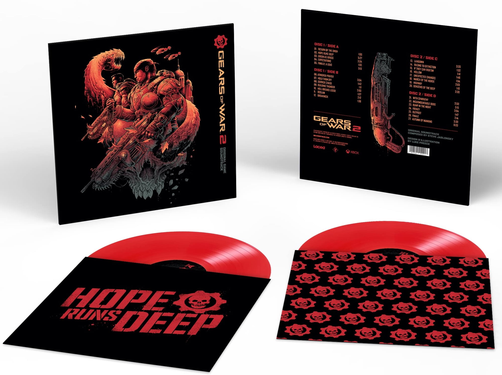 Steve Jablonsky - Gears of War 2 Soundtrack - Vinyl - Walmart.com