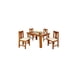 thumbnail image 2 of Comedor Kessa Muebles Dakota 4 sillas Café, 2 of 2