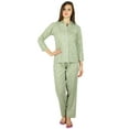 thumbnail image 2 of Bimba Womens Cotton Night Wear Printed Pajama Set Full Sleeve Shirt with Pyjama, 2 of 6