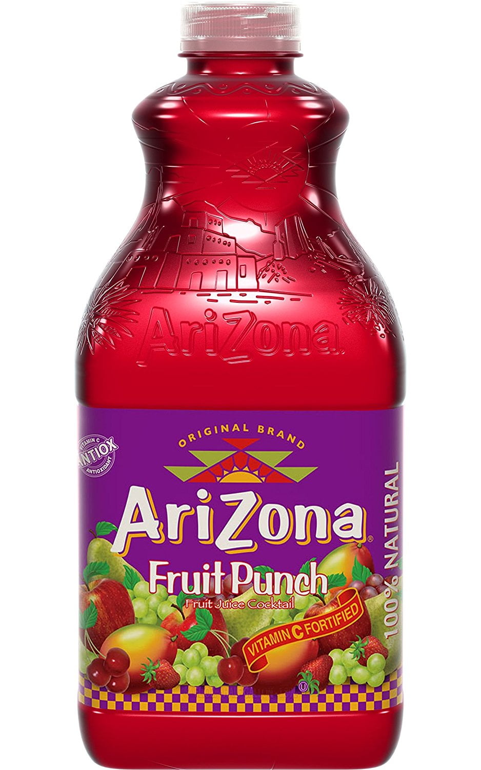 AriZona Fruit Punch Fruit Juice Coctail 59 oz Plastic Bottles Pack of