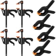 thumbnail image 1 of 8 pieces clips set, one-hand clamp Quick-release clamp Clamping clamp High-performance, quick-grip clamps, 1 of 5