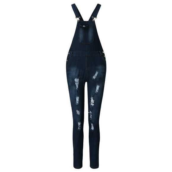 Jovati Women's Denim Sleeveless Overalls, Summer