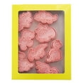 thumbnail image 1 of Molde para galletas Jadeshay dinosaurio 8 piezas Rosa, 1 of 8