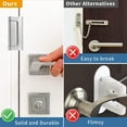 Home Security Door Lock Reinforcement Safety Latch Extra Front Doors