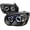 Black, variant on Halo LED Projector Headlights for 04 to 05 Subaru Impreza, Black - 10 x 21 x 27 in.