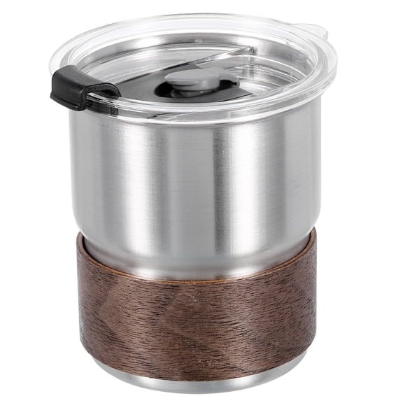 1Pack 304 Stainless Steel Cups with Sleeves & Lid, 10oz Double Wall Water Glasses