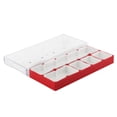 thumbnail image 3 of Caja de almacenamiento de piezas de movimiento de reloj 5 compartimentos herramientas de reparación jinwen, 3 of 8