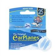 EarPlanes Original Adult Soft Hypoallergenic Earplugs