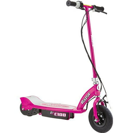 Razor E100 Electric Powered Scooter with Rear Wheel Drive - Pink ...