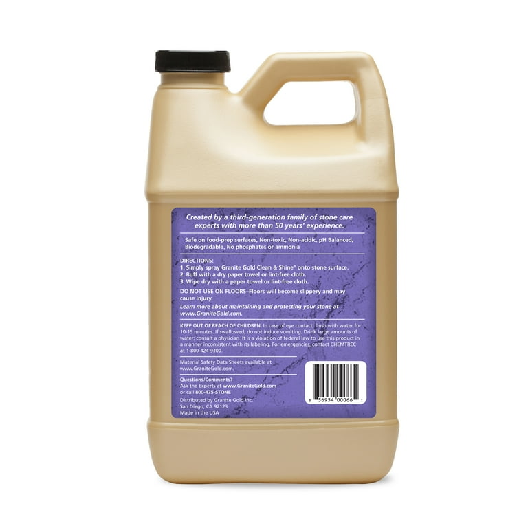 Granite Gold, 2-in-1 Clean &amp; Shine Surface Cleaner for Kitchen 