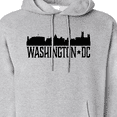 thumbnail image 3 of Inktastic Washington Dc City Skyline Adult Hoodie Sweatshirt, 3 of 4