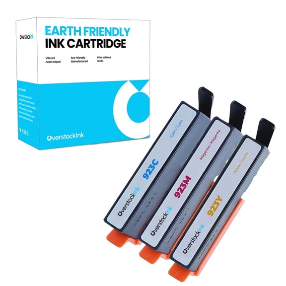 OverstockInk 923 Color Ink Compatible for OfficeJet Pro 8138e (1 Cyan, 1 Magenta, 1 Yellow)