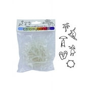 Sun-Activated Silicone Stretchy Bands, Beach, 24 Count