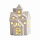 thumbnail image 4 of Casa de pueblo navideña de cerámica, decorativa, pequeña casa de porcelana con luz LED, para Estilo A, 4 of 9