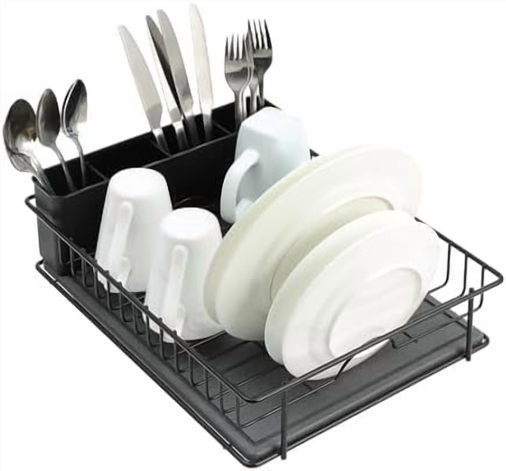 Sabatier Expandable Stainless Steel Dish Rack with Rust-Resistant