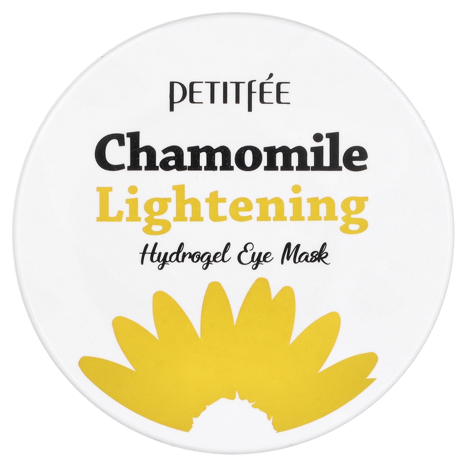 Petitfee Chamomile Lightening Hydrogel Eye Mask, 60 Patches, 2.96 oz (84 g)