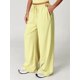 thumbnail image 5 of Pantalones Deportivos Casuales Holgados de Pierna para Mujer, Rectos, de Tiro Bajo, con Bolsillos con Cordón Elástico Amarillo XL, 5 of 8