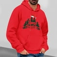 thumbnail image 4 of Mgmyaa Men's Christmas Printed Hooded Sweatshirt Long Sleeve Pullover Tops for Holiday Season Festive Casual Wear, 4 of 4