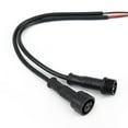 thumbnail image 3 of 5 Pairs IP65 Waterproof 2/3 Pin 22AWG Wire LED Male Female Cable Connector 20cm LED Light Strip Connector Cable Connector black-2pin, 3 of 9