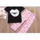 thumbnail image 4 of Kids Baby Girls Clothes Set 2024 Summer Lips T-shirt+Eyelash Pink Pants 2PCS Toddler Baby Girl Outfits 3M/6M-5T, 4 of 4