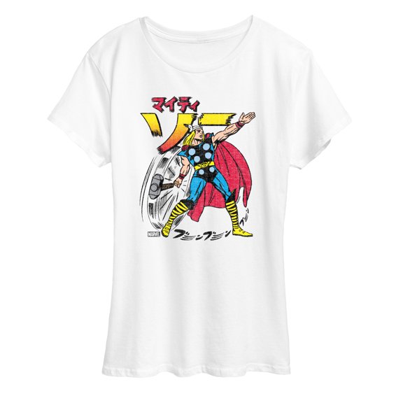 Marvel Thor - Katakana - Women's Short Sleeve Graphic T-Shirt
