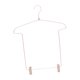 thumbnail image 4 of Perchero de alambre metálico con forma de cuerpo para niñas, perchero para ropa, perchero para pantalones albaricoque, 4 of 9