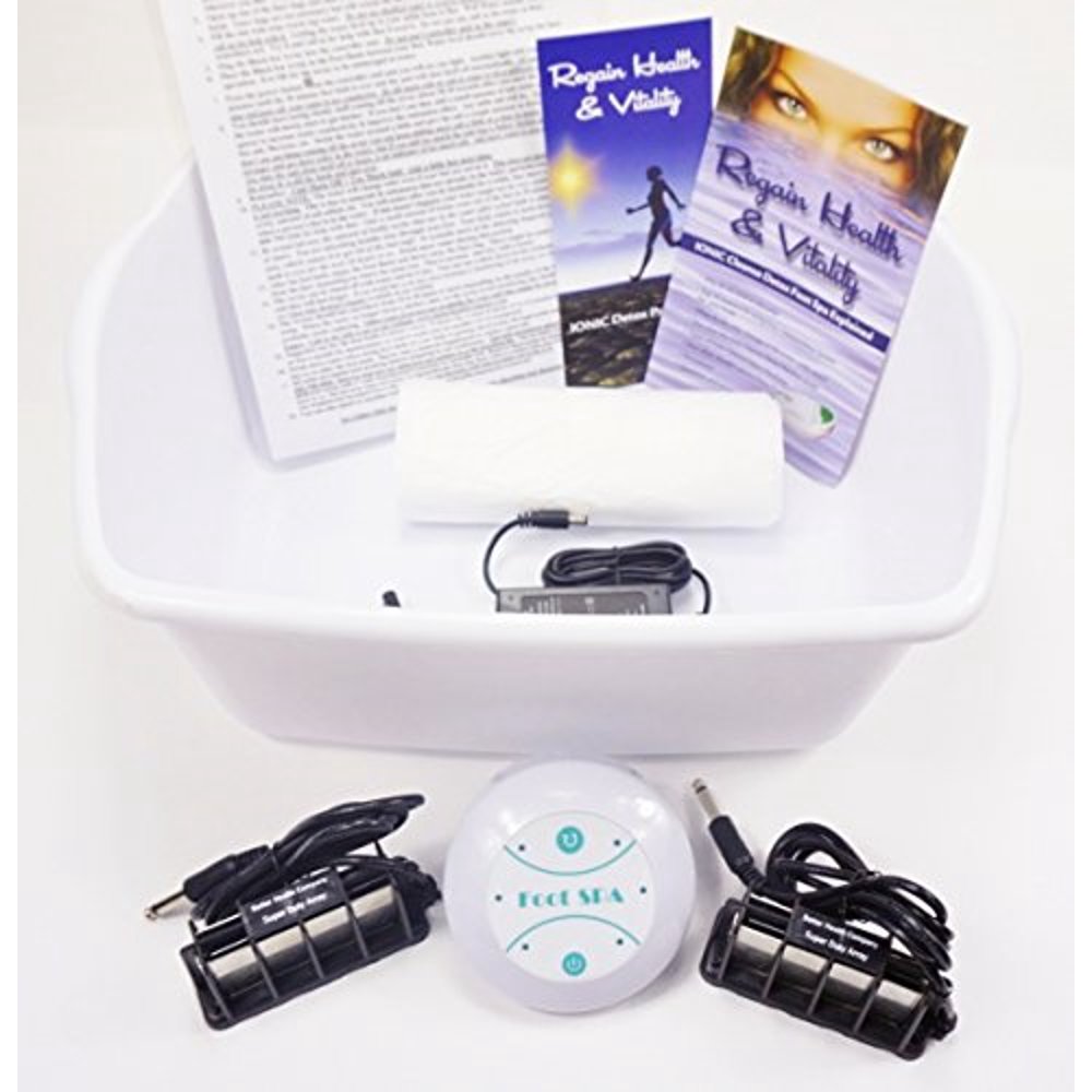 DETOX FOOT SPA AQUA CHI CLEANSE MACHINE WITH SUPER DUTY ARRAYS ARE STRONGER & LONGER LASTING