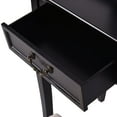 thumbnail image 7 of Costway Black Tri Folding Mirror Vanity Makeup Table Set Bedroom W/Stool & 4 Drawers, 7 of 7