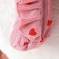 thumbnail image 6 of Rhoudy Girl Clothes 3-6 Months Long Sleeve Baby Valentines Day Outfit Ruffle Heart Print Romper Wafle Jumpsuit Comng He Outfit Fashion Outfits Pink, 6 of 8
