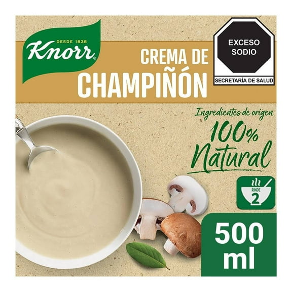 Crema Knorr de champiñon 500 ml