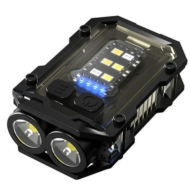 Led Luces Al Aire Libre Nueva Llavero Luz Tipo-C Recargable Al Aire Libre Alto Brillo Pequeño Acero Doble Fuente de Luz Fuerte Mini Linterna Mini Linterna Llavero