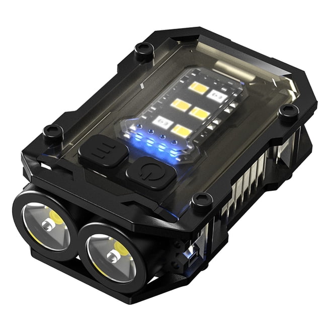 Led Luces Al Aire Libre Nueva Llavero Luz Tipo-C Recargable Al Aire Libre Alto Brillo Pequeño Acero Doble Fuente de Luz Fuerte Mini Linterna Mini Linterna Llavero