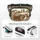 thumbnail image 5 of Fotbe Train Cangurera Cuadrada con Estampado de Doble Capa, Bolsa de Cintura Ajustable Mini para Hombres y Mujeres, 5 of 9