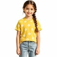 thumbnail image 3 of Tiijoy Girls T-Shirt Flower Print Short Sleeve T Shirt Summer Casual Tshirt, Sizes 3-13, 3 of 3