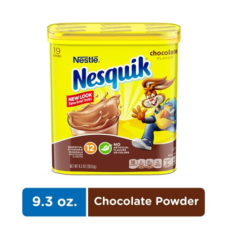 NESQUIK Chocolate Powder 9.3 oz. Tub (Best Cocoa Powder For Brownies)