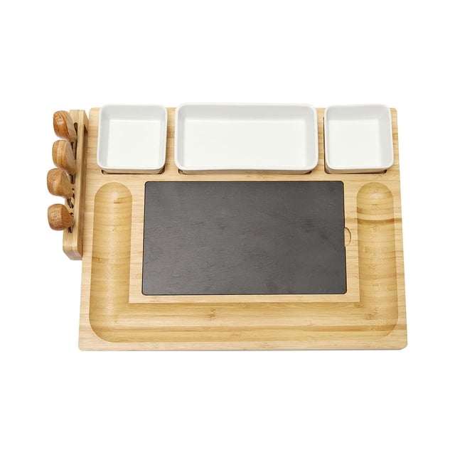 1 Set Cheese Board Fruit Dessert Cheese Board Bread Board (Assorted Color)