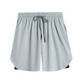 thumbnail image 4 of Youmylove Fashion Men's Shorts Mens Casual Shorts Elastic Drawstring Lightweight Summer Beach Shorts With Pockets Beach Short Shorts, 4 of 4