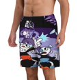 thumbnail image 2 of The Cuphead Show Mens Swim Trunks Quick Dry Board Shorts with Mesh Lining Beach Shorts Swimwear Bathing Suits, 2 of 7
