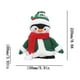 thumbnail image 3 of Fiudx Muñeco de Tela Navideño de Punto, Papá Noel, Muñeco de Nieve y Pingüino de Peluche. Material Suave y Duradero. Decoración Festiva para El Hogar. Un Regalo Ideal. 22,8 X 15,9 X 10 Cm., 3 of 5