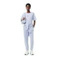 thumbnail image 4 of Lacoste Womens Printed Cotton Relaxed Fit T-Shirt, 4 of 4